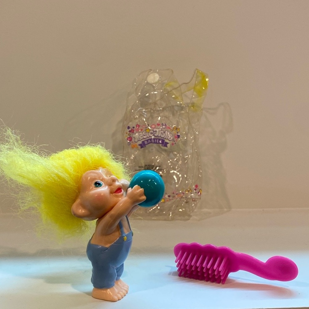 Vintage 1991 Magic Trolls Babies doll            baby kids troll dolls toy toys